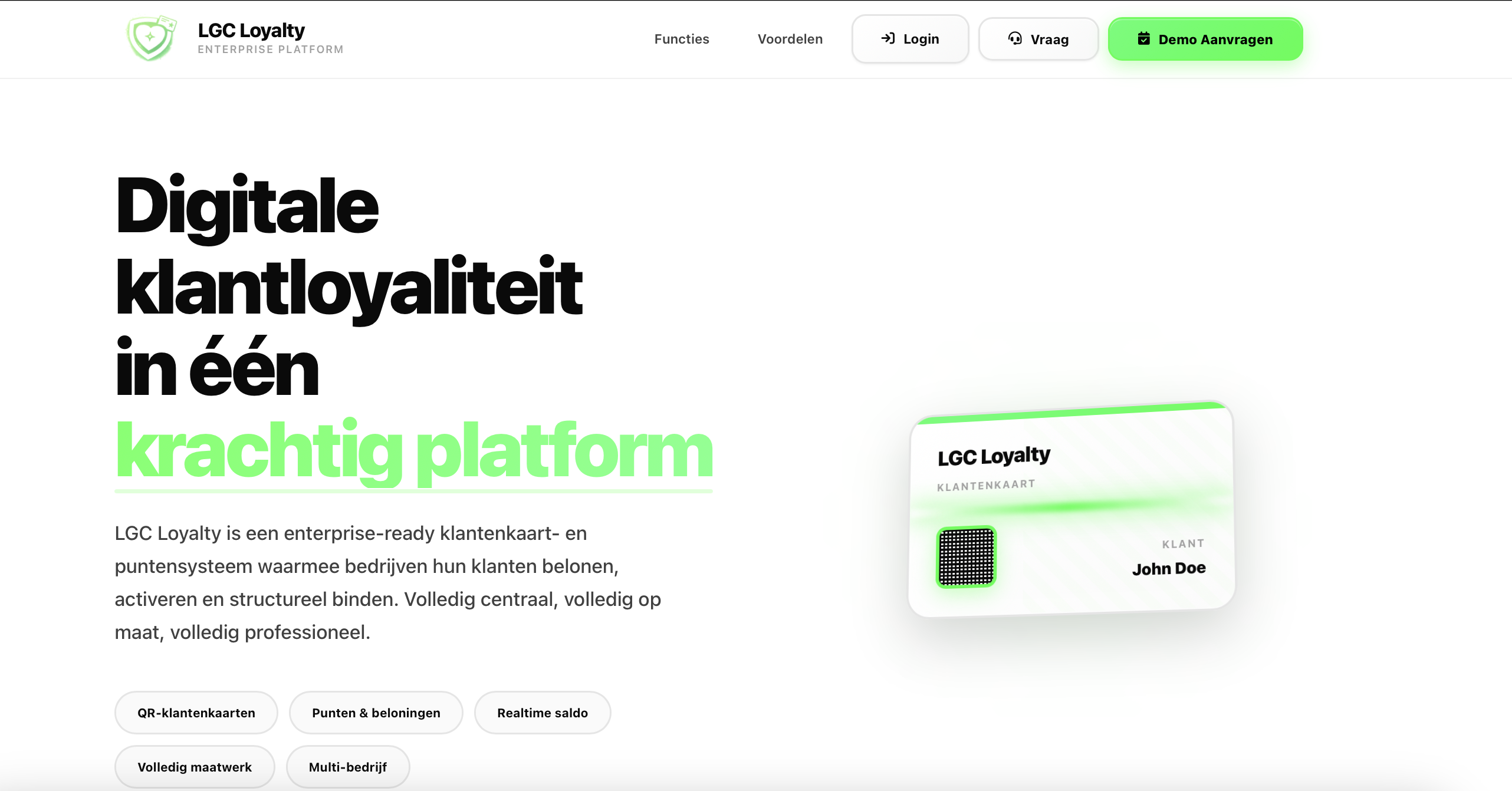 LGC Loyalty Portal